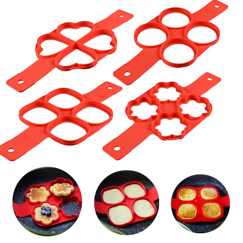 Silicone Non Stick Fantastic Egg Pancake Maker Ring Kitchen Baking