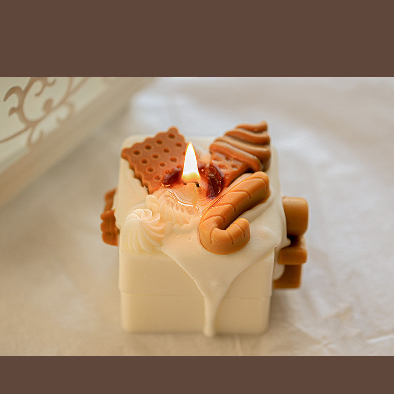 Christmas Homemade Gingerbread Man Scented Candles | Xmas Holiday Decor