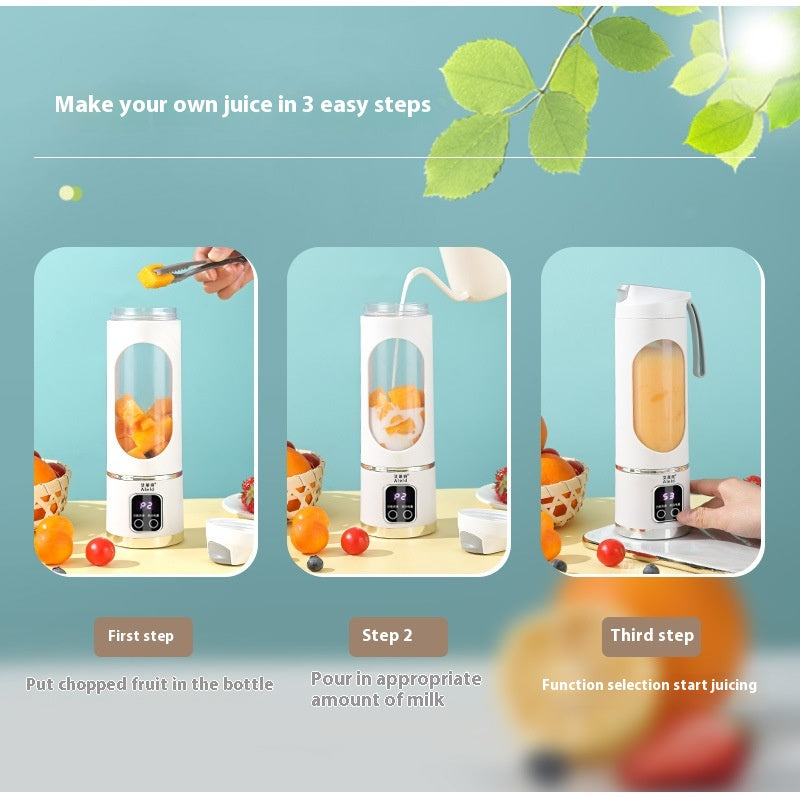 High-End USB Rechargeable Ice-Crushing Blender - Portable Juicer