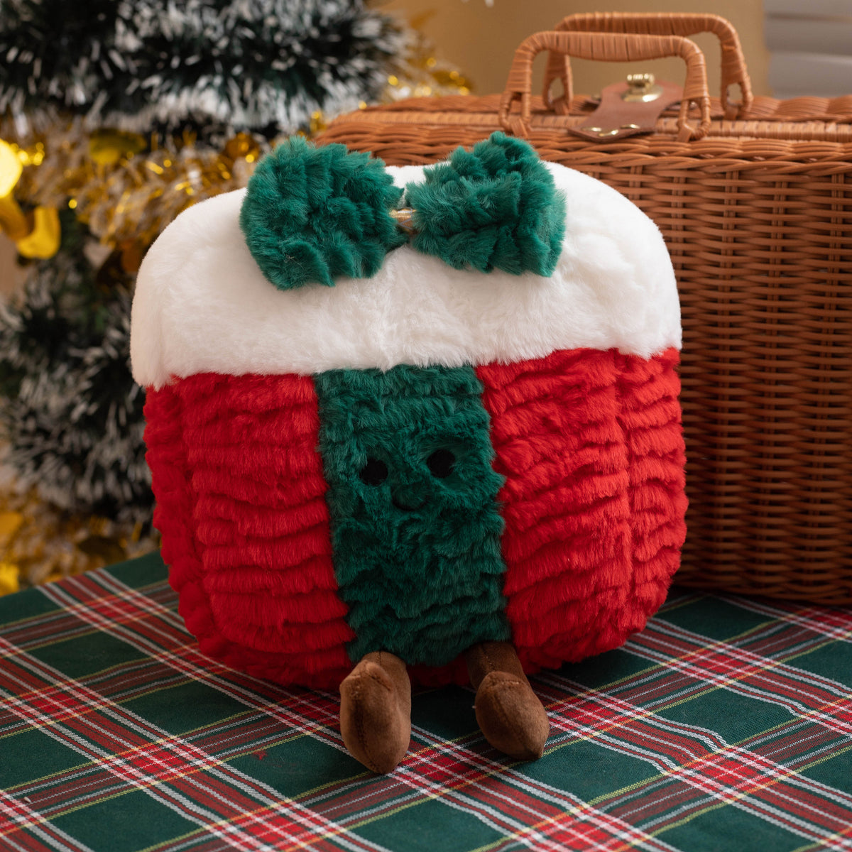 Christmas Plush Pillow Tree Decorative Gift Doll | Xmas Holiday Decor