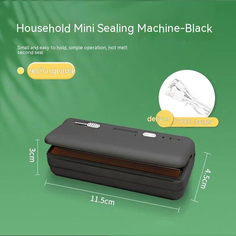 Small Hand-Press Heat Sealing Machine - Snack Bag Sealer