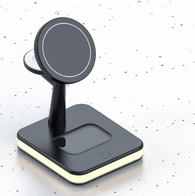 4-in-1 Magnetic Wireless Charger Stand - Phone, Watch & Earbuds