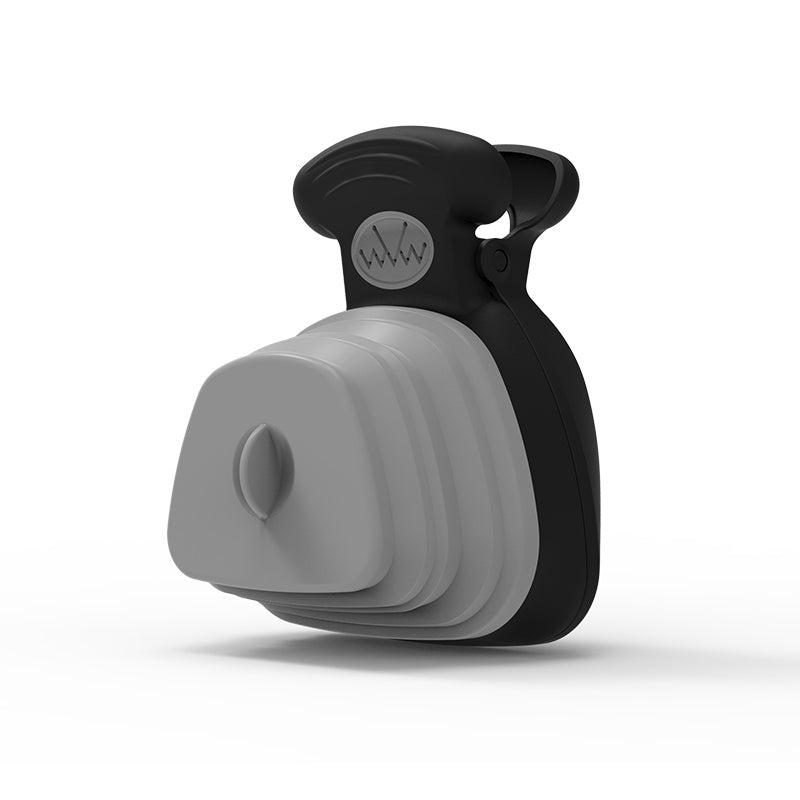 Foldable Dog Poop Scooper with Bag Dispenser - Portable Travel Pooper Scooper