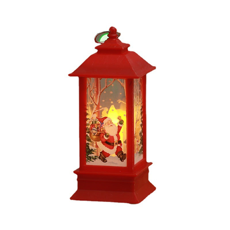 Christmas Decorations Flame Candlestick Lamp | Xmas Holiday Decor