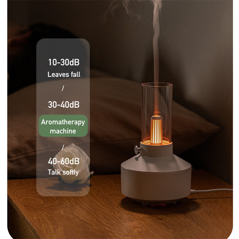 Retro Light Aroma Diffuser - Essential Oil Humidifier Lamp