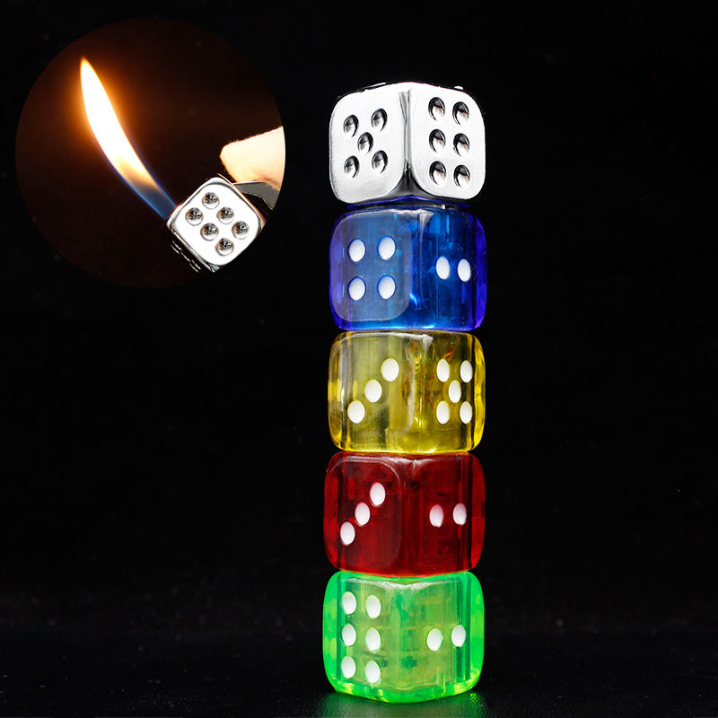 Creative Dice Flame Lighter - Novelty Gift Lighter