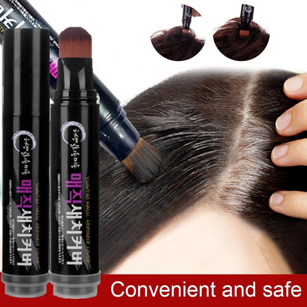 Temporary Hair Color Brush and Comb DIY White Wax One-Time Grey Cream