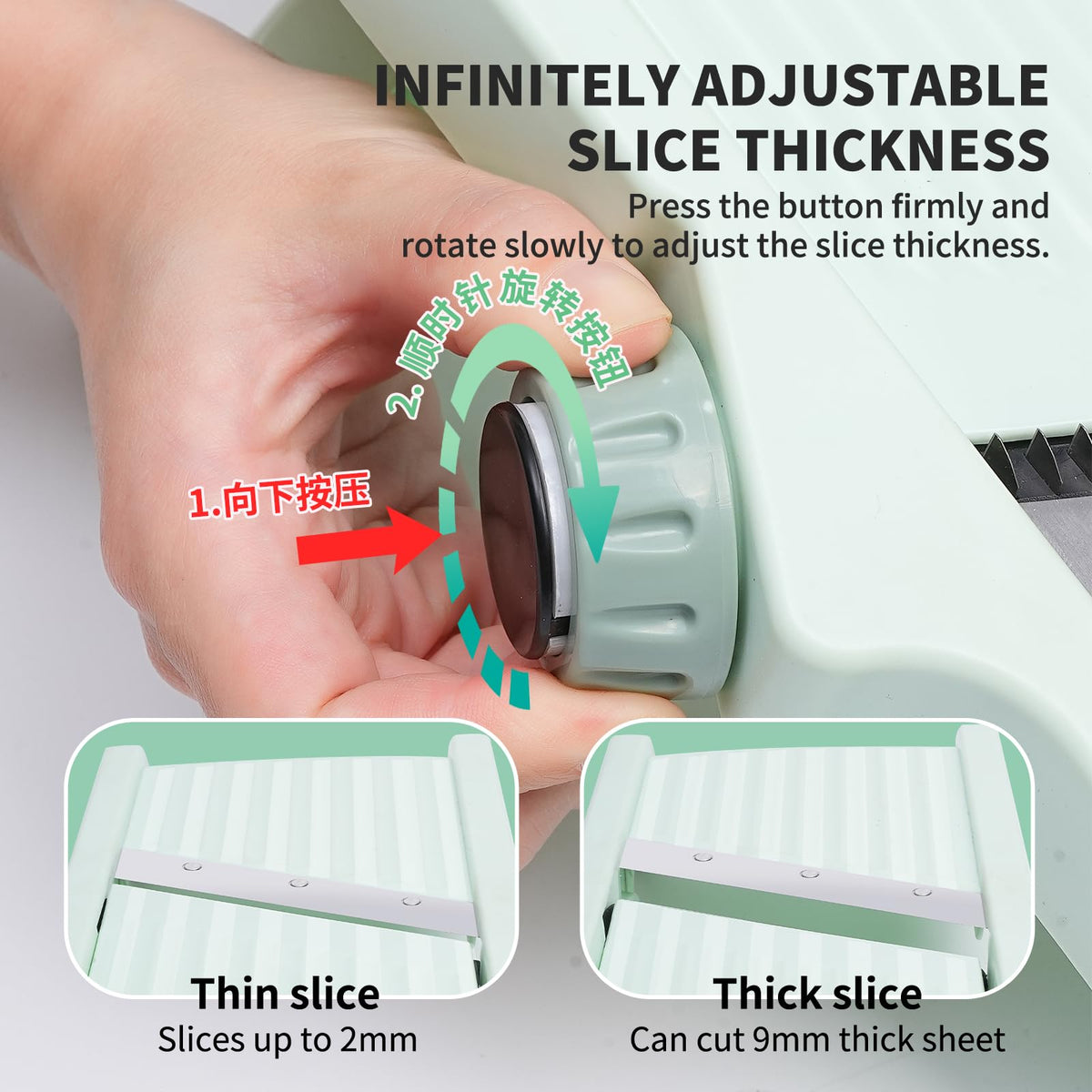 Household Vegetable & Potato Slicer - Kitchen Cutting Tool
