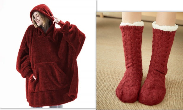 Hoodie Sweatshirt with Big Pocket Tops Sweater Comfortable Loose