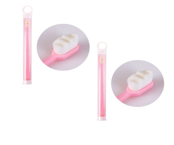 Ultra-Fine Super Soft Bristle Toothbrush - Gentle Gum Care