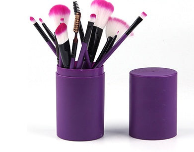 12pcs Makeup Brush Set Blush Eyeshadow Eyelash Highlighter