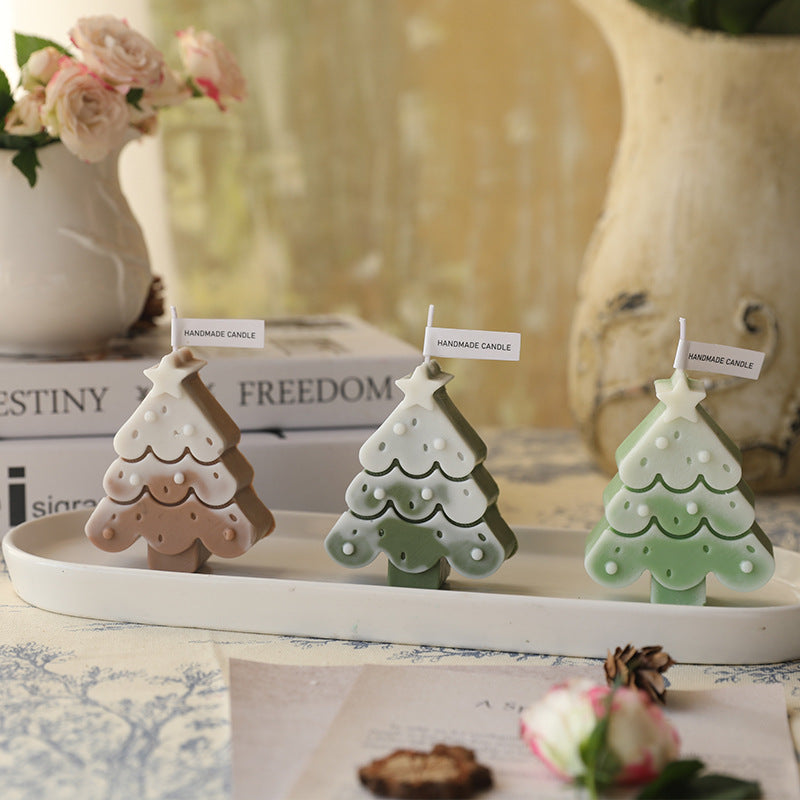 Christmas Creative Tree Atmosphere Fragrant Candles | Xmas Holiday Decor