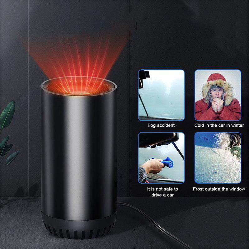 12V Car Heater & Defroster - Windshield Warm Air Blower