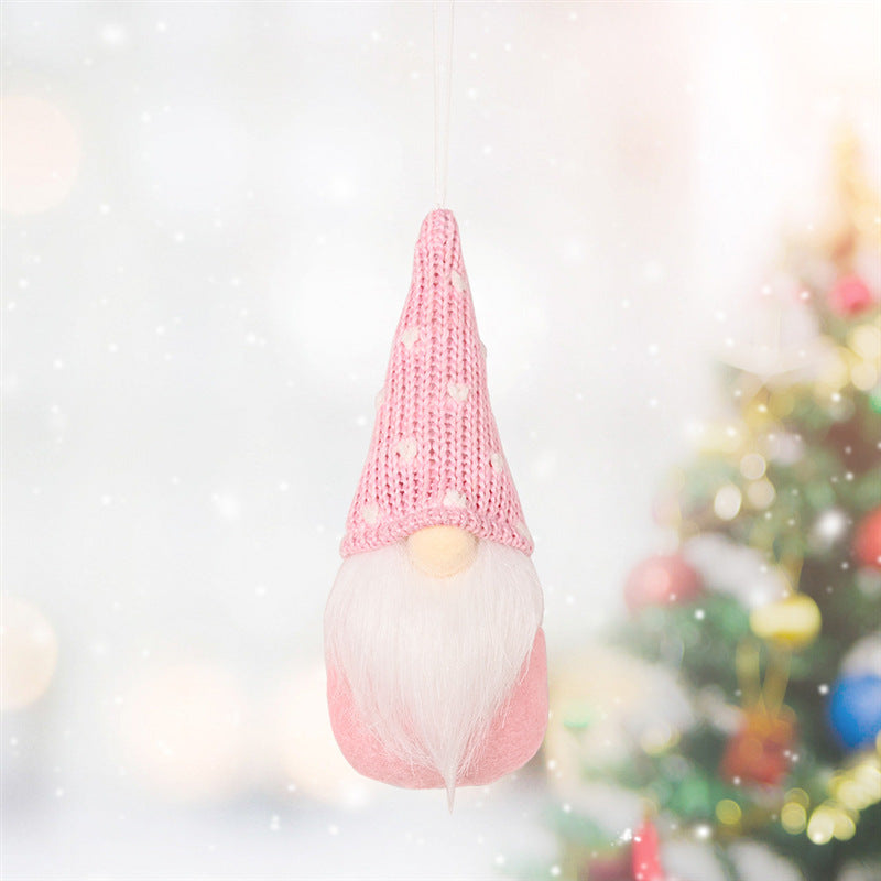 Christmas Decorations Knitted Small Pendant | Xmas Holiday Decor