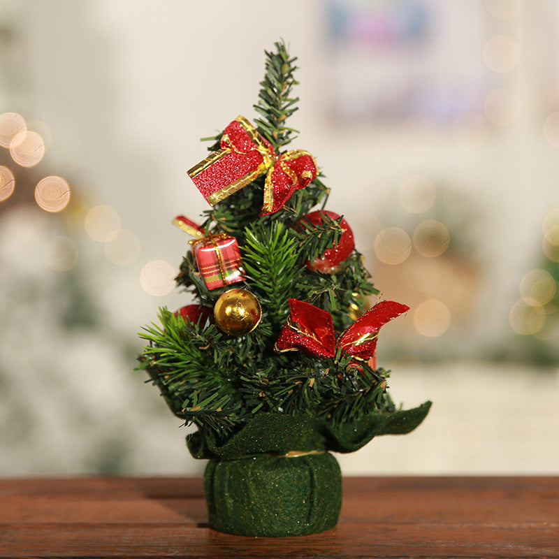 Christmas Mini Tree Desktop Decoration | Xmas Holiday Decor