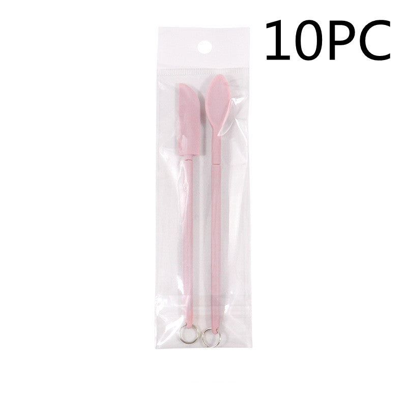 Mini Retractable Silicone Cosmetic Spatula - Beauty Bottle Scraper for Makeup & Skincare