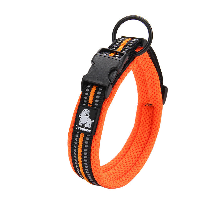 Heavy-Duty Tactical Dog Collar - Nylon Collar with Metal Buckle for Small to Large Dogs