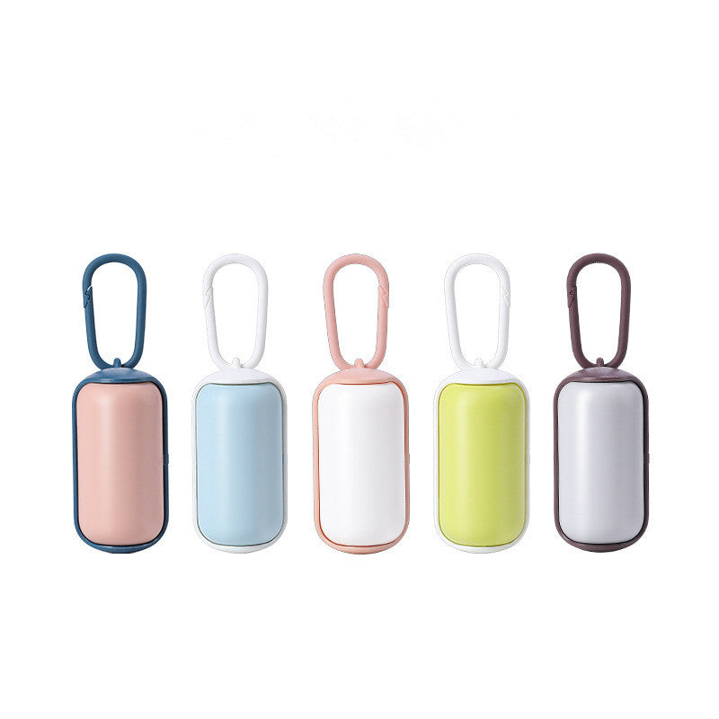 Mini Dog Poop Bag Holder - Portable Clip-On Waste Bag Dispenser