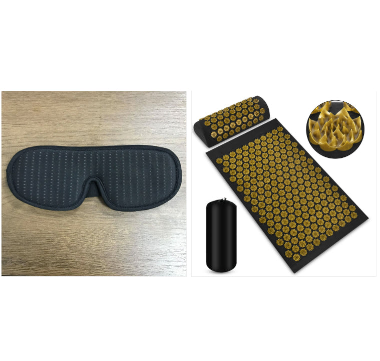 Acupressure Massage Mat & Pillow Set - Back Pain Relief