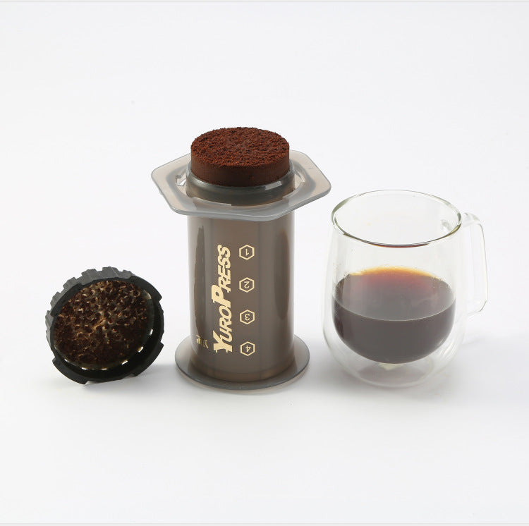 French Press Coffee & Tea Maker - Glass Plunger Pot