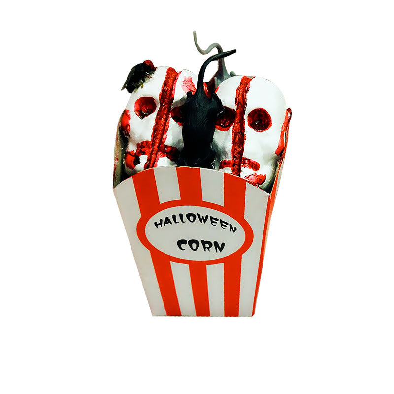 Halloween Hanging Skull Decor - Spooky Party Decoration for Indoor & Outdoor