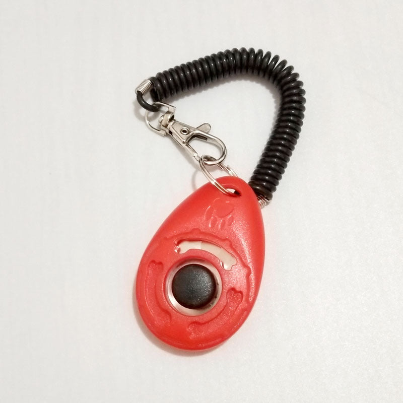Dog Training Clicker - Positive Reinforcement Pet Training Tool with Wrist Strap