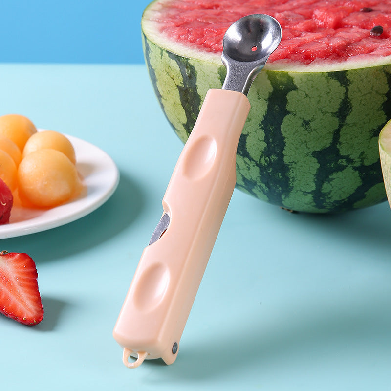 Stainless Steel Multifunctional Fruit Digging Spoon - Melon Baller