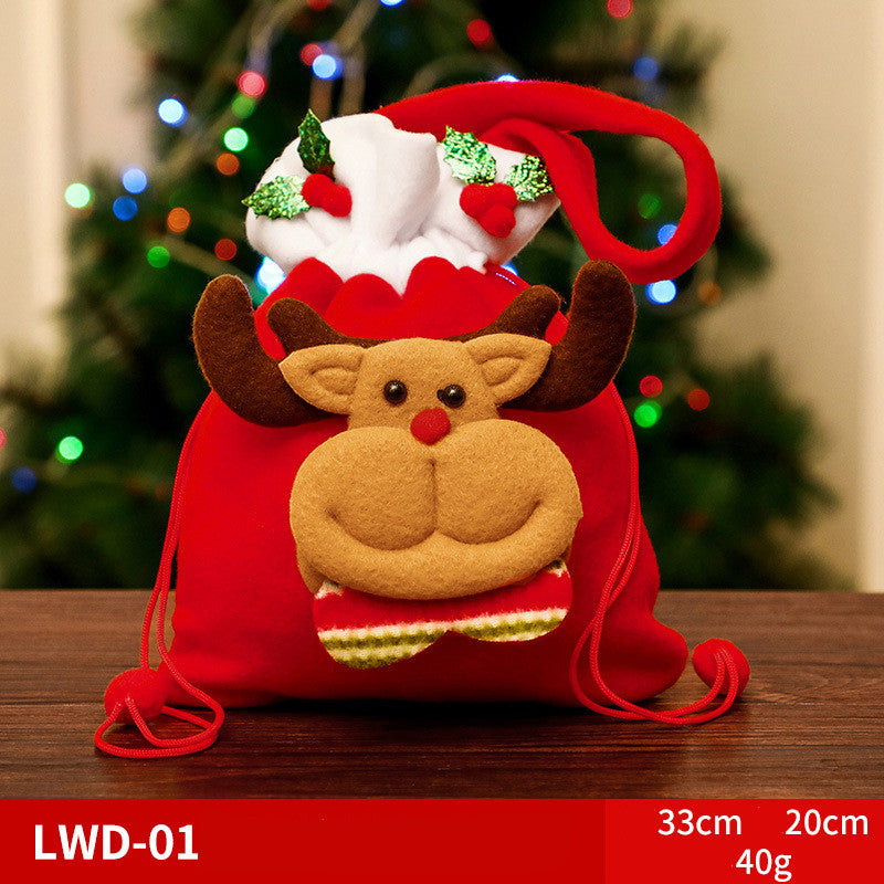 Christmas Gift Portable Brushed Bag | Xmas Holiday Decor