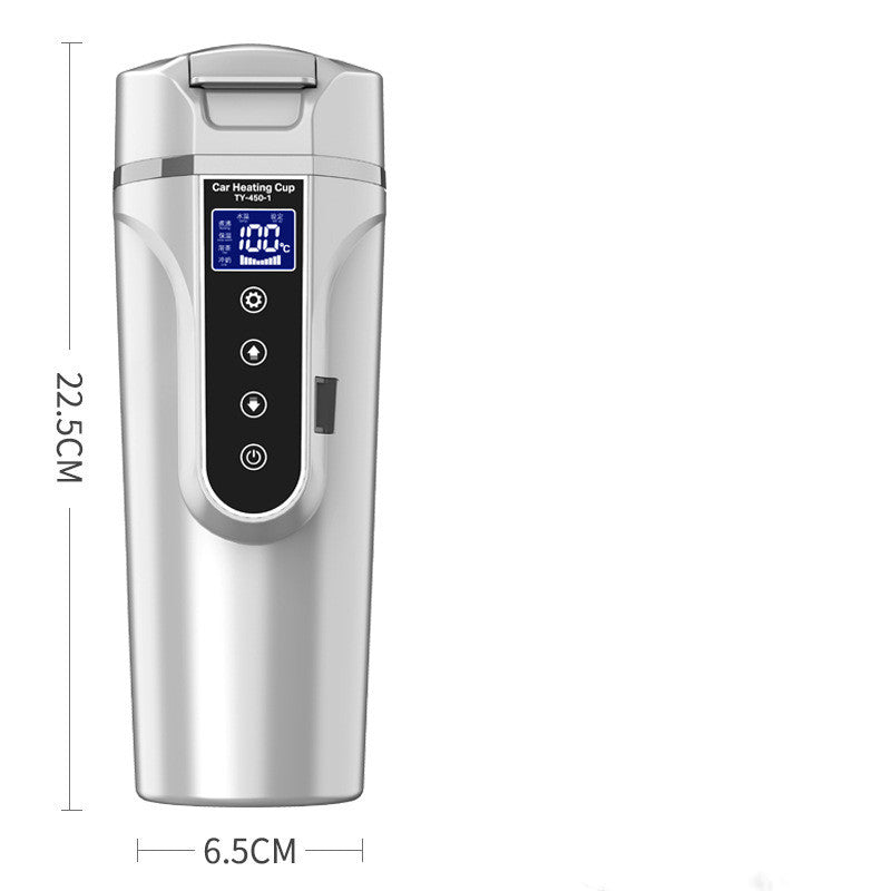 Portable Car Bottle Smart Touch Digital Display Insulated Cup Home