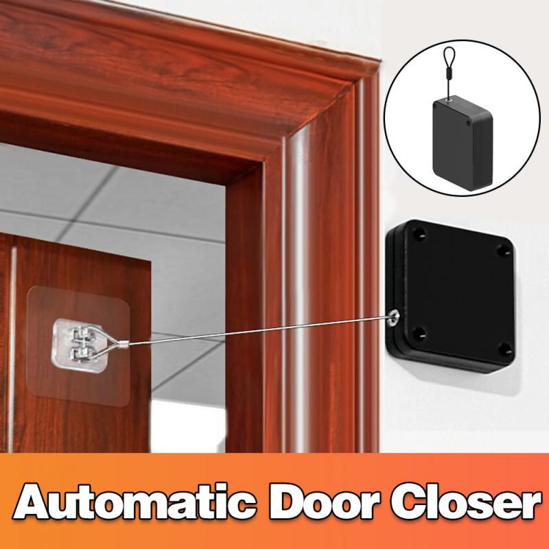 Small Size Electric Automatic Sensor Door Closer Punch-free Adjustable