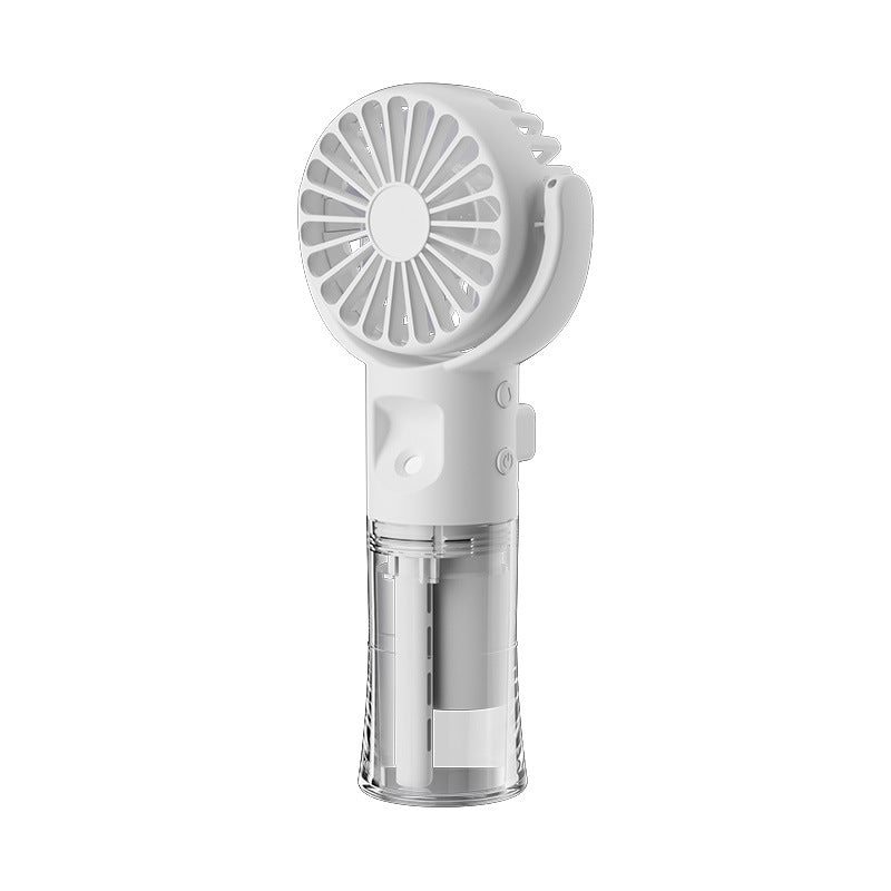 Portable Handheld Water Mist Spray Fan - 4-Speed USB Fan