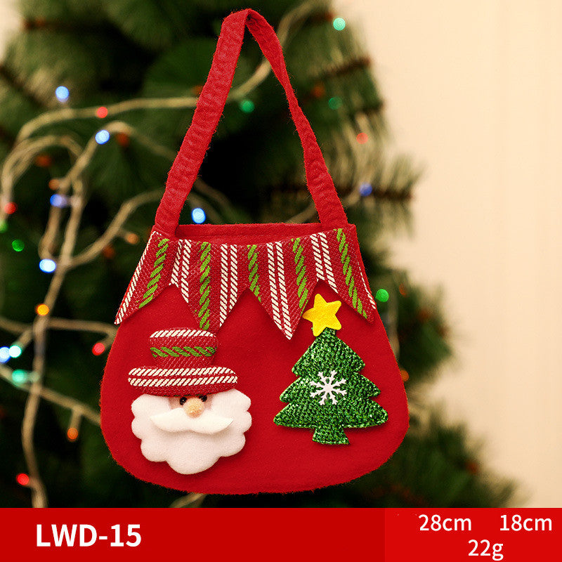 Christmas Gift Portable Brushed Bag | Xmas Holiday Decor