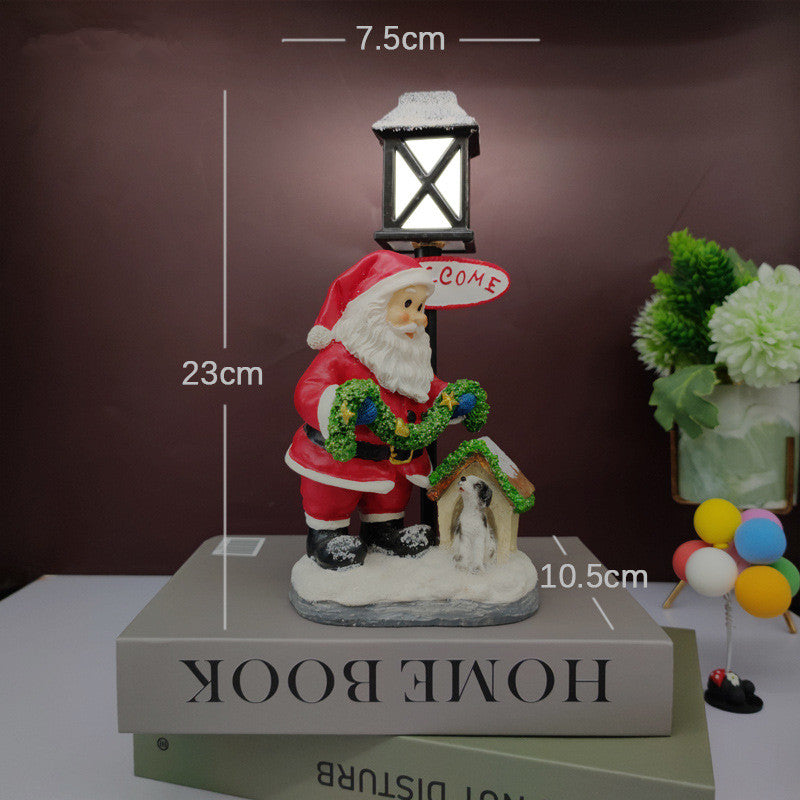 Christmas Gifts Resin Snowman Night Light Decoration Crafts | Xmas Holiday Decor
