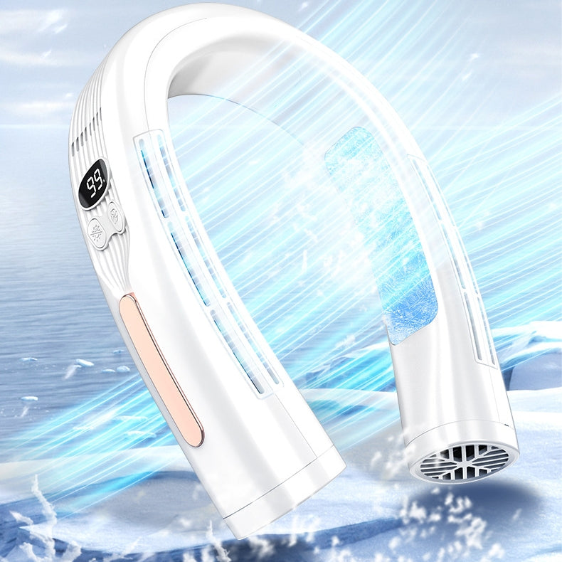 Outdoor Portable Fan Neck Cooler Summer Gadgets