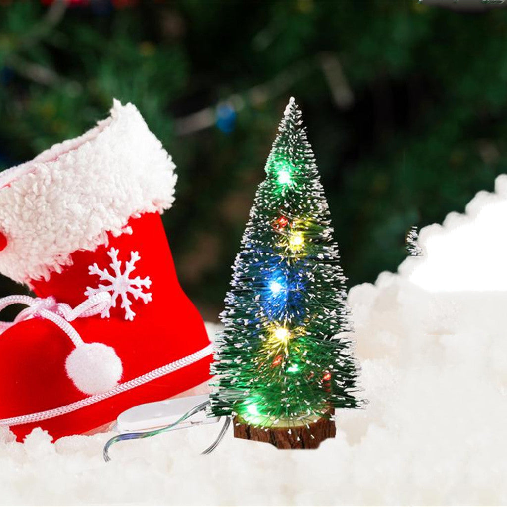 Christmas Decorations LED Lights Mini Tree | Xmas Holiday Decor