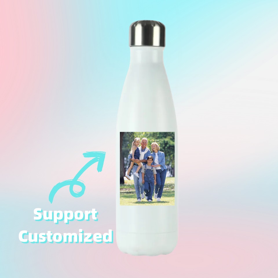Personalized DIY Stainless Steel Vacuum Flasks 500ml Portable Car