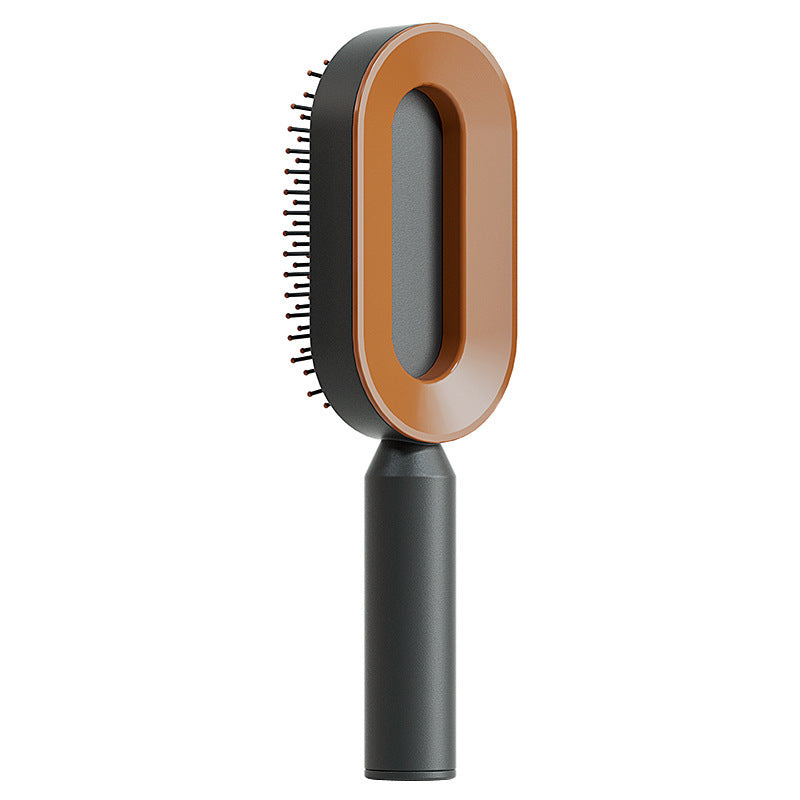 Self Cleaning Hair Brush for Women One-Key Loss Airbag Massage Scalp