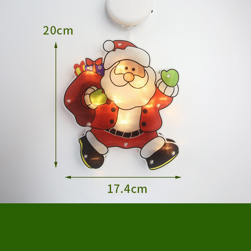 Christmas Decoration Lights Santa Snowman Elk | Xmas Holiday Decor