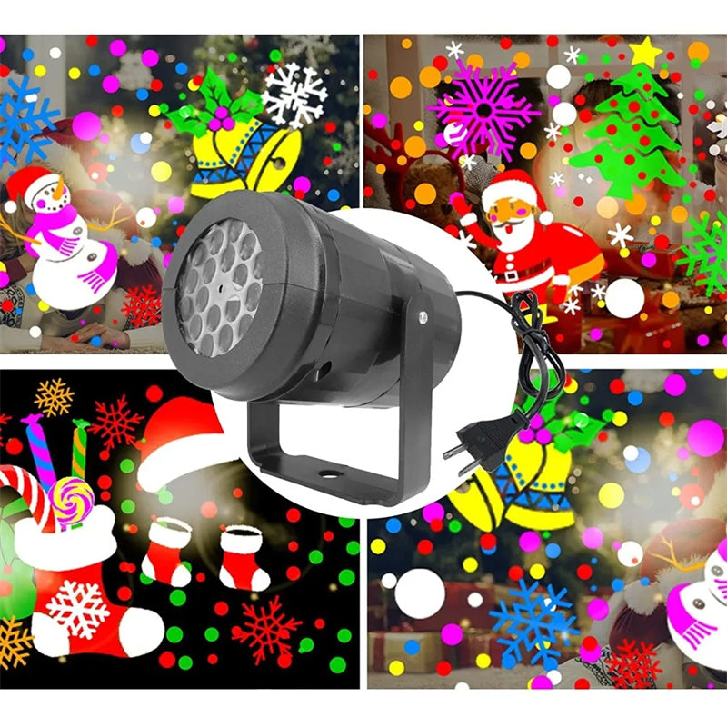 Christmas LED Snowflake Projection Light