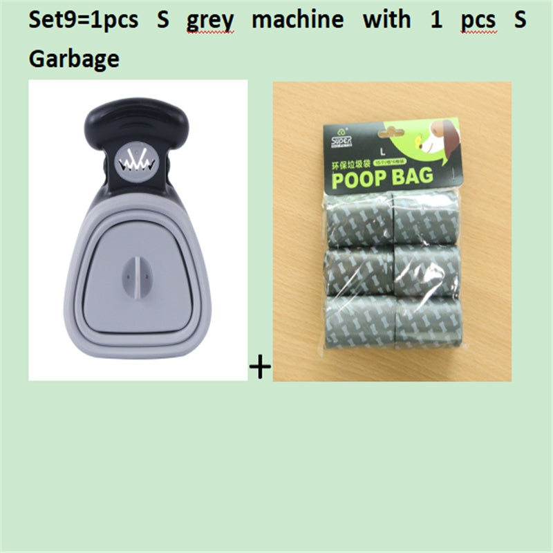Foldable Travel Pooper Scooper - Portable Dog Poop Scoop with Degradable Bags