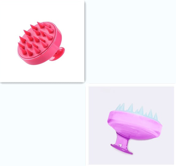 Silicone Shampoo Brush Massage Scalp Hair