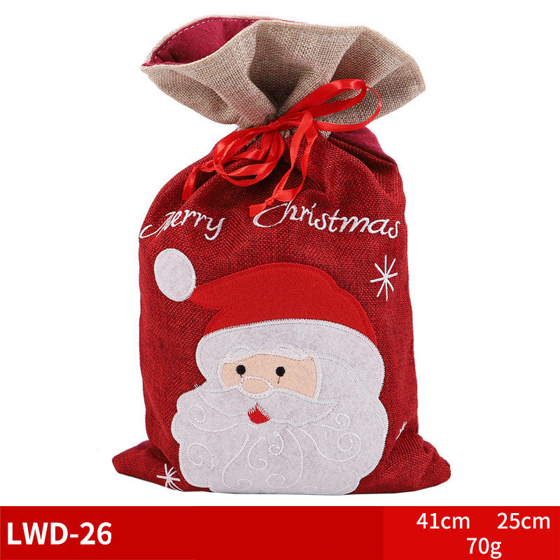 Christmas Gift Portable Brushed Bag | Xmas Holiday Decor
