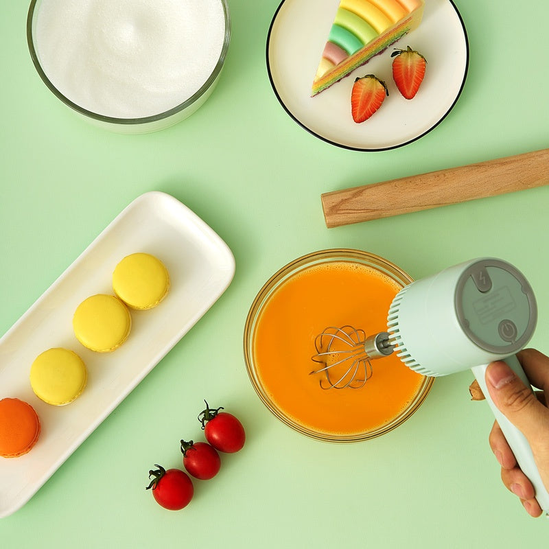 Rechargeable Wireless Egg Beater Electric Home Mini Handheld Baking