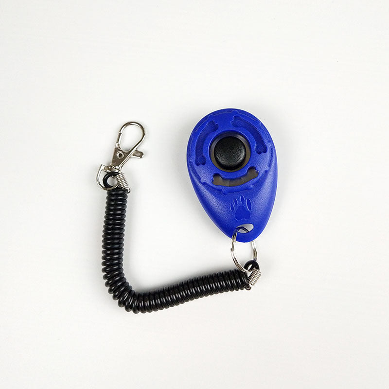 Dog Training Clicker - Positive Reinforcement Pet Training Tool with Wrist Strap