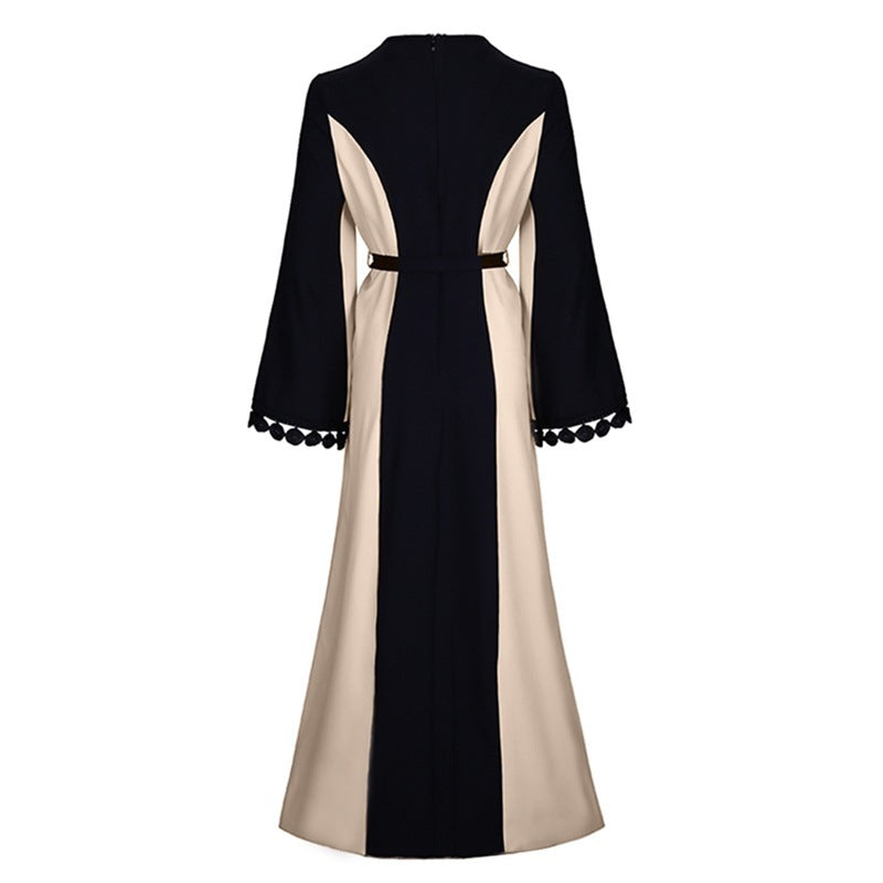 Middle Eastern Lace Patchwork Abaya