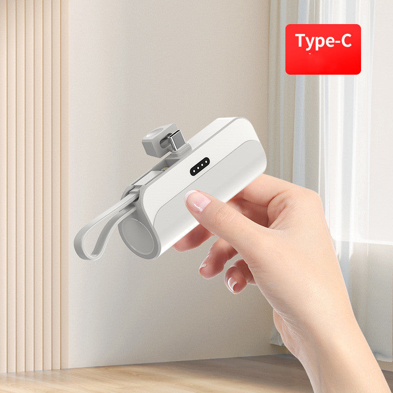 Mini Capsule Wireless Power Bank - Pocket Portable Phone Charger