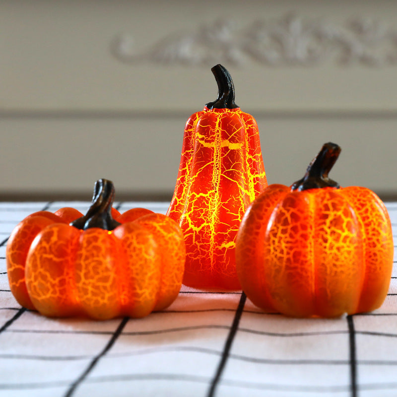 Halloween LED Pumpkin Candle Lantern
