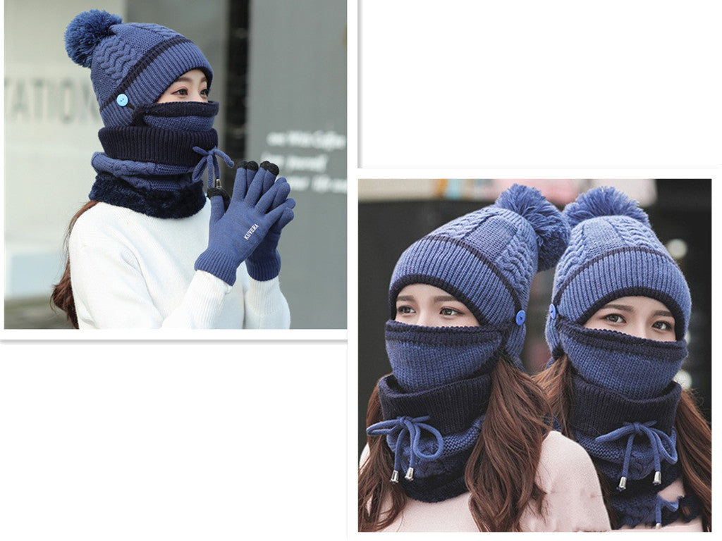 Plus Velvet Thick Bib Mask – Women's Fashion