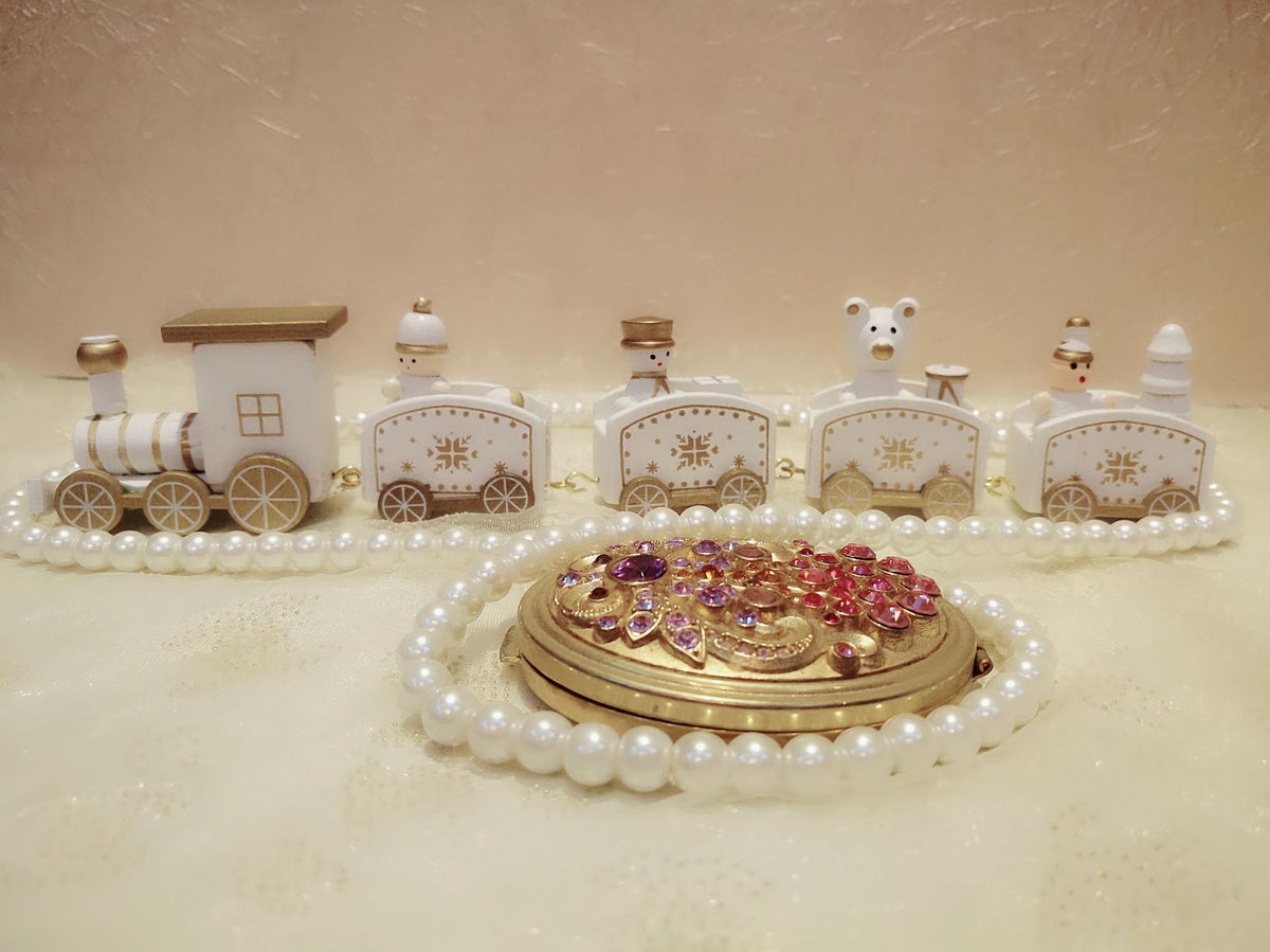 Christmas Decorations Wooden Trains Window Crafts | Xmas Holiday Decor