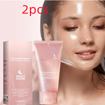 Face Night Mask Collagen Wrapping Natural Ingredients Firming